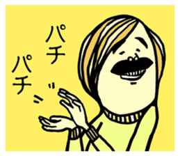 BEARD BALD SO WHAT sticker #10655737