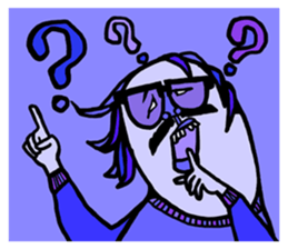 BEARD BALD SO WHAT sticker #10655741