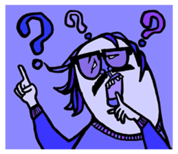 BEARD BALD SO WHAT sticker #10655741