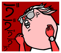 BEARD BALD SO WHAT sticker #10655748