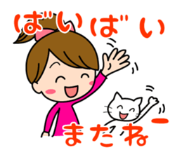 Pretty daily life of girl 2 sticker #10655809