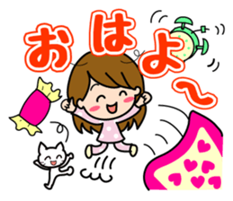 Pretty daily life of girl 2 sticker #10655812