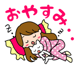 Pretty daily life of girl 2 sticker #10655813