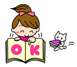 Pretty daily life of girl 2 sticker #10655818