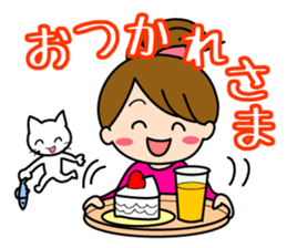 Pretty daily life of girl 2 sticker #10655819