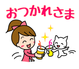 Pretty daily life of girl 2 sticker #10655820