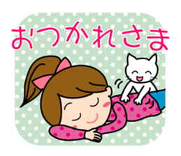 Pretty daily life of girl 2 sticker #10655821