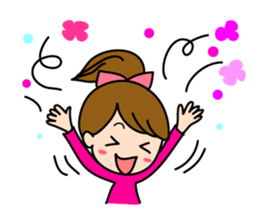 Pretty daily life of girl 2 sticker #10655822