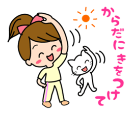 Pretty daily life of girl 2 sticker #10655823