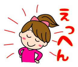 Pretty daily life of girl 2 sticker #10655824