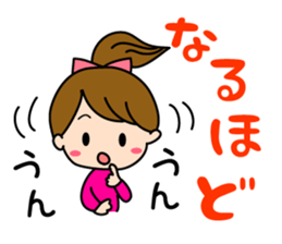 Pretty daily life of girl 2 sticker #10655825