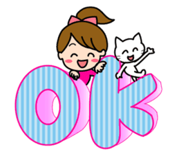 Pretty daily life of girl 2 sticker #10655826