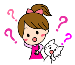 Pretty daily life of girl 2 sticker #10655830