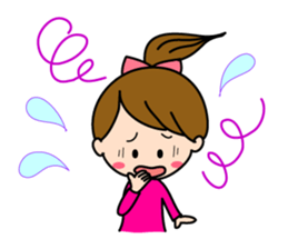 Pretty daily life of girl 2 sticker #10655831