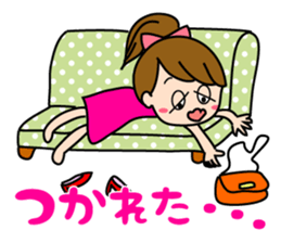 Pretty daily life of girl 2 sticker #10655833