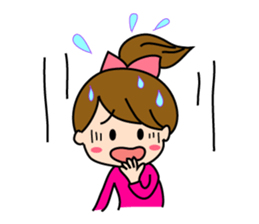 Pretty daily life of girl 2 sticker #10655835