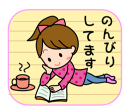 Pretty daily life of girl 2 sticker #10655837