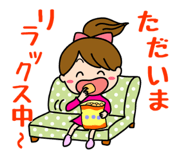 Pretty daily life of girl 2 sticker #10655838