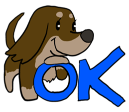 Cute dachshund Sticker sticker #10656001