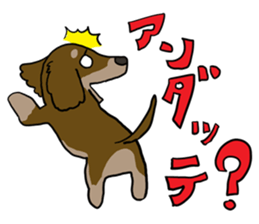 Cute dachshund Sticker sticker #10656024