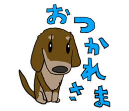 Cute dachshund Sticker sticker #10656036