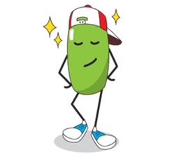 Lovely Green Bean sticker #10656174