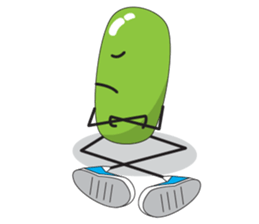 Lovely Green Bean sticker #10656177