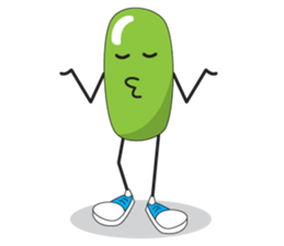 Lovely Green Bean sticker #10656182