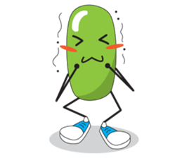 Lovely Green Bean sticker #10656183