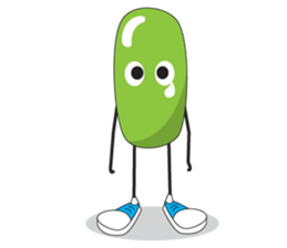 Lovely Green Bean sticker #10656184