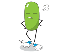 Lovely Green Bean sticker #10656185