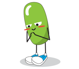 Lovely Green Bean sticker #10656187