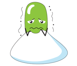 Lovely Green Bean sticker #10656191