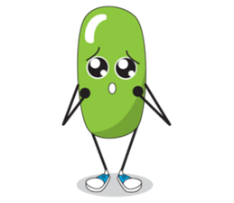 Lovely Green Bean sticker #10656193