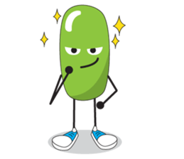 Lovely Green Bean sticker #10656194