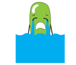 Lovely Green Bean sticker #10656195