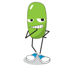 Lovely Green Bean sticker #10656196