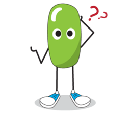 Lovely Green Bean sticker #10656197