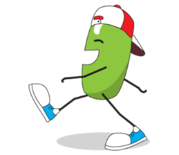 Lovely Green Bean sticker #10656201