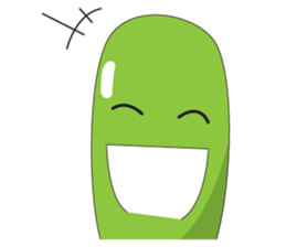 Lovely Green Bean sticker #10656202