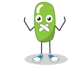 Lovely Green Bean sticker #10656208