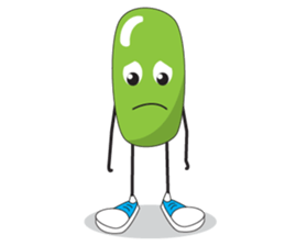 Lovely Green Bean sticker #10656209