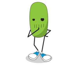 Lovely Green Bean sticker #10656212