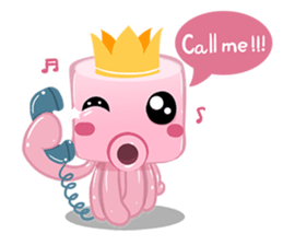 Kute Octopus sticker #10656495