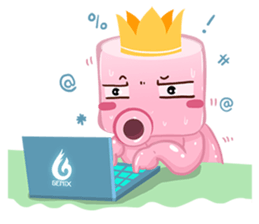 Kute Octopus sticker #10656499