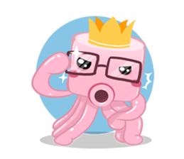 Kute Octopus sticker #10656508