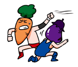 Vegetables Wrestling sticker #10656604