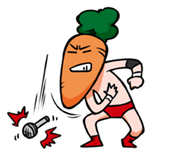 Vegetables Wrestling sticker #10656610