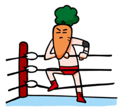 Vegetables Wrestling sticker #10656611