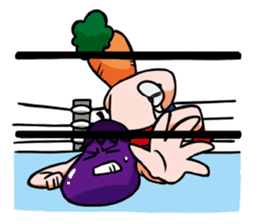Vegetables Wrestling sticker #10656612